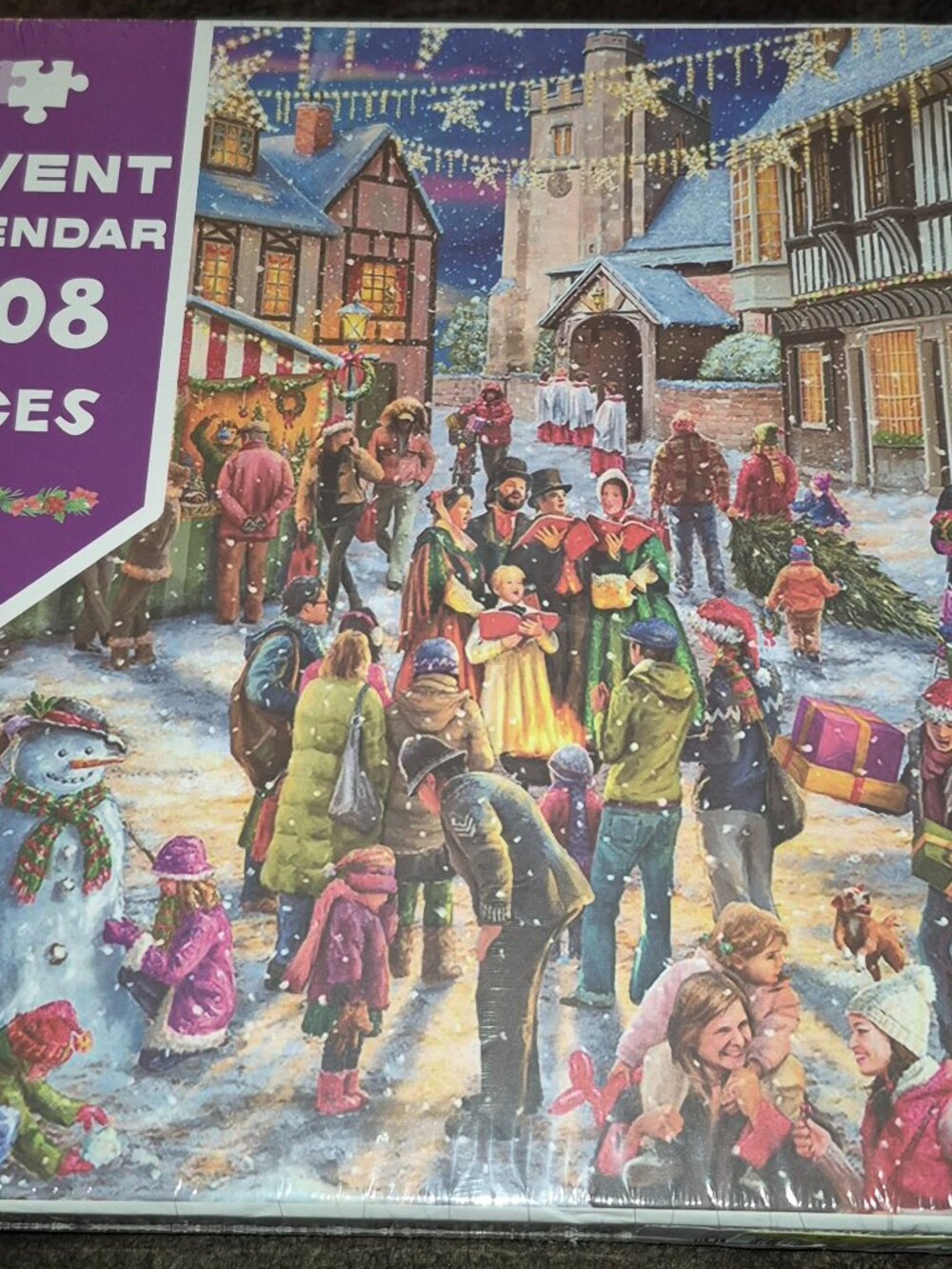 1008 Piece Jigsaw Puzzle Advent Calendar Winter Village Christmas NEW, SEALED